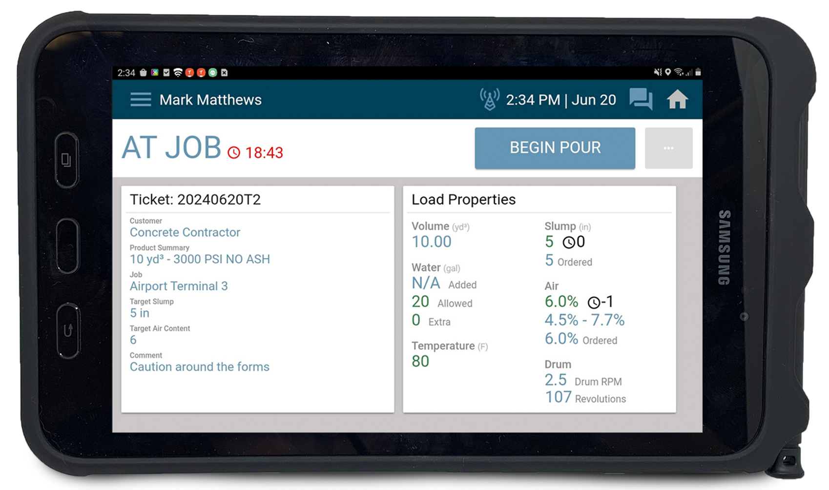 Load Assurance Air Tablet