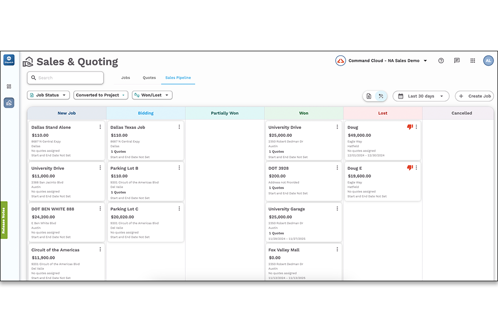 man looking over quarry